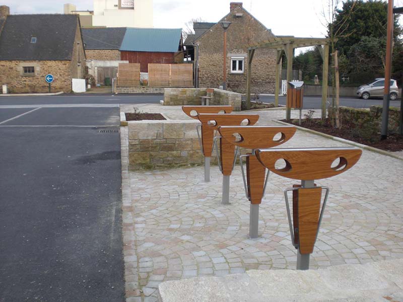 Installation mobilier urbain Quimper